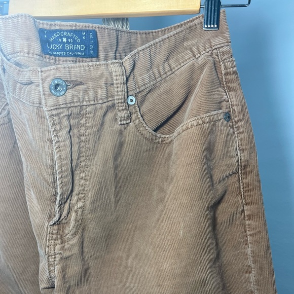 Straight leg brown corduroy pants - Picture 5 of 8